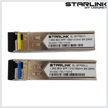 Starlink 기타브랜드 호환 Bi-Di 1코어 지빅 모듈 및 용, SL-SFPBX-U(T3R5)