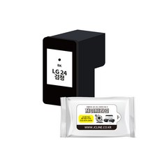 엘지 대용량 재생잉크 LG24 LG25 LIP2210 LIP2230 LIP2250 LIP2270 LIP2290 비정품잉크, 1개, LG24검정 대용량