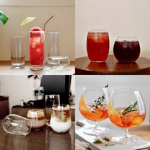 홈카페 에이드 아이스커피 유리컵 18종 모음, 13-1.아코록 뉴욕 하이볼 350ml