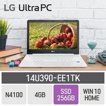 LG 인강용 울트라PC 14U390-EE1TK [신모델로 발송됩니다.], 4GB, eMMC 64GB + SSD 256GB, 포함, WIN10 Home