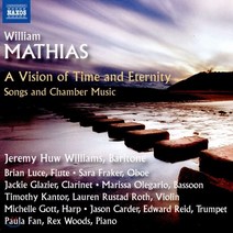 [CD] Jeremy Huw Williams 윌리엄 마티아스: 가곡과 실내악 작품집 (William Mathias: A Vision of Time and E...