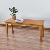 라로퍼니처 린디 고무나무 원목 2인 3인 식탁 벤치 의자 2인용 3인용 밴치, 원목 3인용