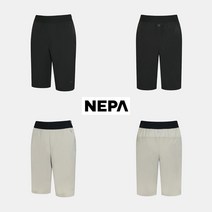 네파 23년 S/S 고무밴딩으로 편한 착용감 5부기장의 반바지 여성 아이스 테크 쉘 버뮤다 팬츠 - 7J41705