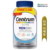 (센트룸) 50세이상 남성 종합비타민 미네랄 8개월분, 8개