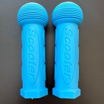 마이크로 킥보드 맥시 미니 손잡이 교체 부품 스쿠터 액세서리 핸들 커버 부드러운 고무 암 유모차 자전거 소프, 하늘색 스쿠터 2대, 01.하늘색 스쿠터 두 대