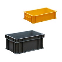 플라스틱 공구상자 부품박스 정리함 보관통, 황색, 공구상자 1호, 1개