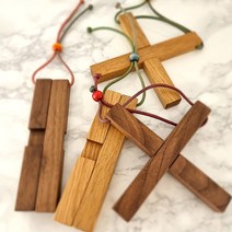 혁이우드 월넛 오크 냄비받침 - 캠핑용 원목 냄비받침 감성캠핑