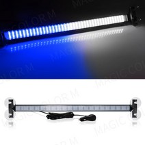 경광등 비상등 교통사고 LED 스트로브 경찰 조명 자동 비상 그릴 경고 램프 80 led 앞 유리 바 교통 고문, 07 Blue White