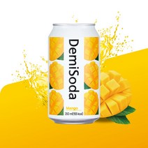 데미소다 망고 350ml 24 뚱캔(완박스) 탄산음료, 2세트