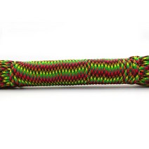 로프플로우 운동 헬스 등산 paracord 550 parachute cord lanyard rope mil spec type iii 9 strand 100ft 31m 캠핑 생존, 하얀