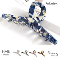 kirakirashop 얼룩 무늬 헤어 올림머리 집게핀 AHC1361