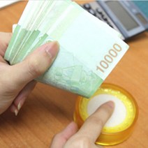 해면기 종이 지폐 전표 서류 세기 스펀지 넘기기 미끄럼방지 공무원