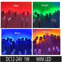 투명 피규어 진열장 쇼케이스진열장 아크릴진열장1W 2W 3W 4W 미니 Led 스포트 라이트 Downlight 디스플레, 02 1W 100 Degree, 05 YELLOW