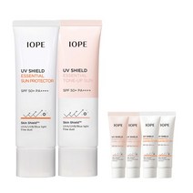 [아이오페] UV쉴드 에센셜 선 프로텍터 50ml + 에센셜 톤업 선 50ml, 상세 설명 참조