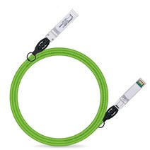 1 SFP+ 트위낵스 케이블 직접 연결 구리DAC 패시브 1.5m4.92피트 시스코 SFP-H1B-CU1.5M 머라키Meraki 유비쿼티 미크로틱 인텔 포티넷 넷기어 D-Link, Green 1 Pack_3m