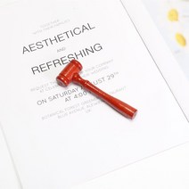 의사봉 판사봉 재판 법원 망치 극장 연극용 소품, 브라운, 단일사이즈