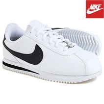 나이키NIKE코르테즈 베이직 SL 스니커즈 흰검 화이트 여자 레더 운동화 신발 904764-102