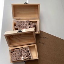 [프롬원더랜드]스탬프 set (알파벳대문자+숫자) 2type, B(타자체)