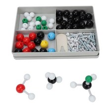 분자 모델 122Pcs 유기 화학 세트 원자 전자 트랙 구조 키트, [01] As Shown
