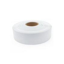 너비 17mm ~ 80mm 18650 리튬 배터리 열 수축 튜브 이온 랩 커버 스킨 PVC 필름 슬리브 절연 외장, White, Width 80mm x 1meter