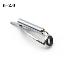 스포츠 용품3.6MM 스피닝 캐스팅 DIY 액세서리 낚시대 폴 가이드 구성 요소 탑 아이 링 수리 SIC 팁, 02 --6-2.0