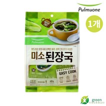 풀무원 미소된장국 40g 5인분, 1개, 8g