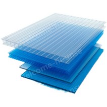 폴리카보네이트 캐노피 처마 지붕재 아크릴 넥산 파고라 차양막 보드 벌집, 19.유백색 10MM 두께 2.1mx6m