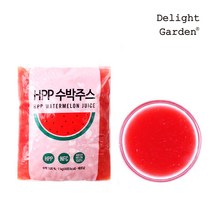 [딜라잇가든]냉동HPP수박주스(수박100%착즙) 1kg x 3팩, 단품, 단품
