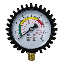 타이어 압력 게이지 0-220psi 전문 정확도 헤비 듀티 공기압 자동차 자전거 오토바이 해상도 0.1psi, 한개옵션0