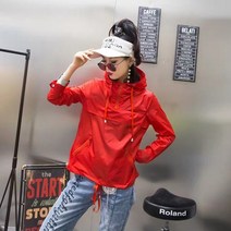 날라리언니 1927 컬러링후드바람막이 여성바람막이 등산바람막이 점퍼 자외선차단 UV바람막이 여성점퍼