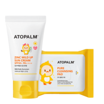 아토팜 징크 마일드 업 선크림 65g +클렌징패드 30매 (SPF50+ PA++++) [1+1]