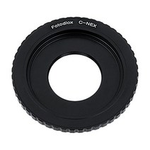 Fotodiox Lens Mount Adapter Compatible with C-Mount CCTV/Cine Lenses on Sony E-Mount Cameras, 1