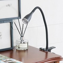 [갤러리데코] 닐라 클립 북라이트 LED 집게 스탠드, 색상:화이트