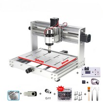 CNC 조각기 레이저 각인기 DIY 가공기 공작 기계, 3020MAX+1.6w 레이저+오프라인 보드