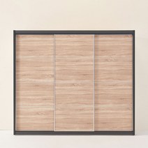 레오가구 소노마 4라인 슬라이딩장롱/옷장 (3통구성), 옷봉장, 이불장, 정리장