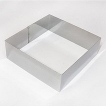 [Su♭] 카페테리아 베이킹 H사각 무스링 중형 1개 가정용링 용품 케이크만들기 업소용링 제빵 모양틀 취미 무스 킹틀 홈킹 _Πj_ea, Φ본상품Φ