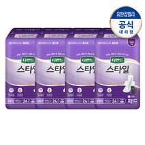 디펜드 스타일 패드 여성 참숯 중용량 24x4, 24개입, 4개