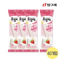 아이스크림 박스로, 1box, 요맘때바 딸기 40개