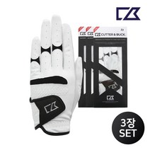 커터앤벅 공용 반양피 골프장갑 3장 1세트 - CBU3AGV313