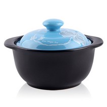 레디앙 내열뚝배기 블루, 3호 (지름 18cm x 높이 9.5cm), 1개