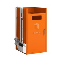 로고인쇄 주방 업소용 숨겨진 쓰레기통, B