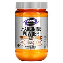 Now Foods L-아르기닌 파우더 1 lb (454 g), One Color, One Size