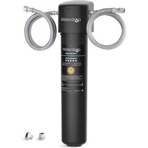 Waterdrop 15UA Under Sink Water Filter System 2 Years Capacity NSF/ANSI 42 Certified Reduces PFAS PF, 블랙 베이직