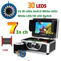 어군 탐지기 어탐기 7 인치 15 m30 m50 m 1000tvl 수중 낚시 카메라, 협력사, 15m 케이블