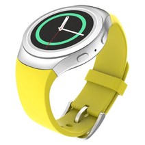 갤럭시 기어 s2에 대한 스포츠 스트랩 R720 R730 스마트 워치 밴드 실리콘, 05 yellow