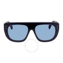 알라이아 Alaia Azzedine 블루 Rectangular 여성 선그라스