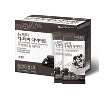 뉴트리디데이 다이어트 쿠키앤크림 체중조절 쉐이크, 7개, 25g x 14포