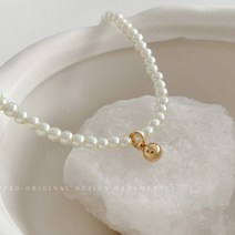 꽃소담 Pearl necklace ZYZC10948 프랑스 복고풍 진주 목걸이 여성 고급 틈새 디자인 감각 고급 섬세한 쇄골 체인 여름 간단한 목 체인