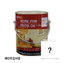 삼화페인트 홈스타 파스텔OK PLUS 친환경페인트 3.8L, (조색)쿠페레벨5