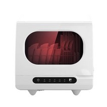 식기세척기 미니식기세척기 가정용식기세척기 220V 식기 세척기 가정용 데스크탑 소독 보관 캐비닛 건조기 설치없이 자동, [02] Version A, [02] 미국